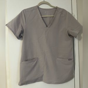 Figs Casma Scrub Top M Slate